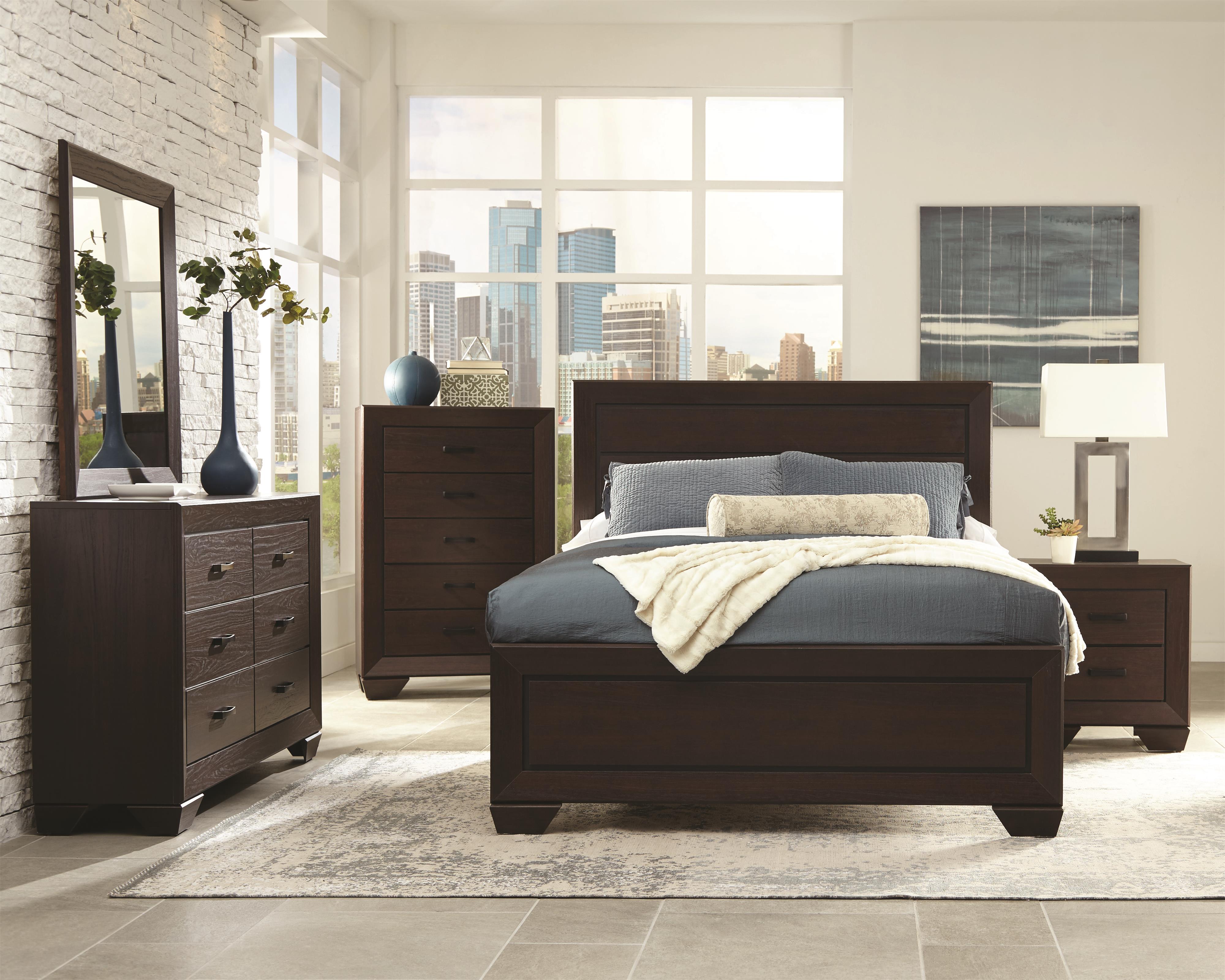 Coaster fenbrook outlet upholstered bed